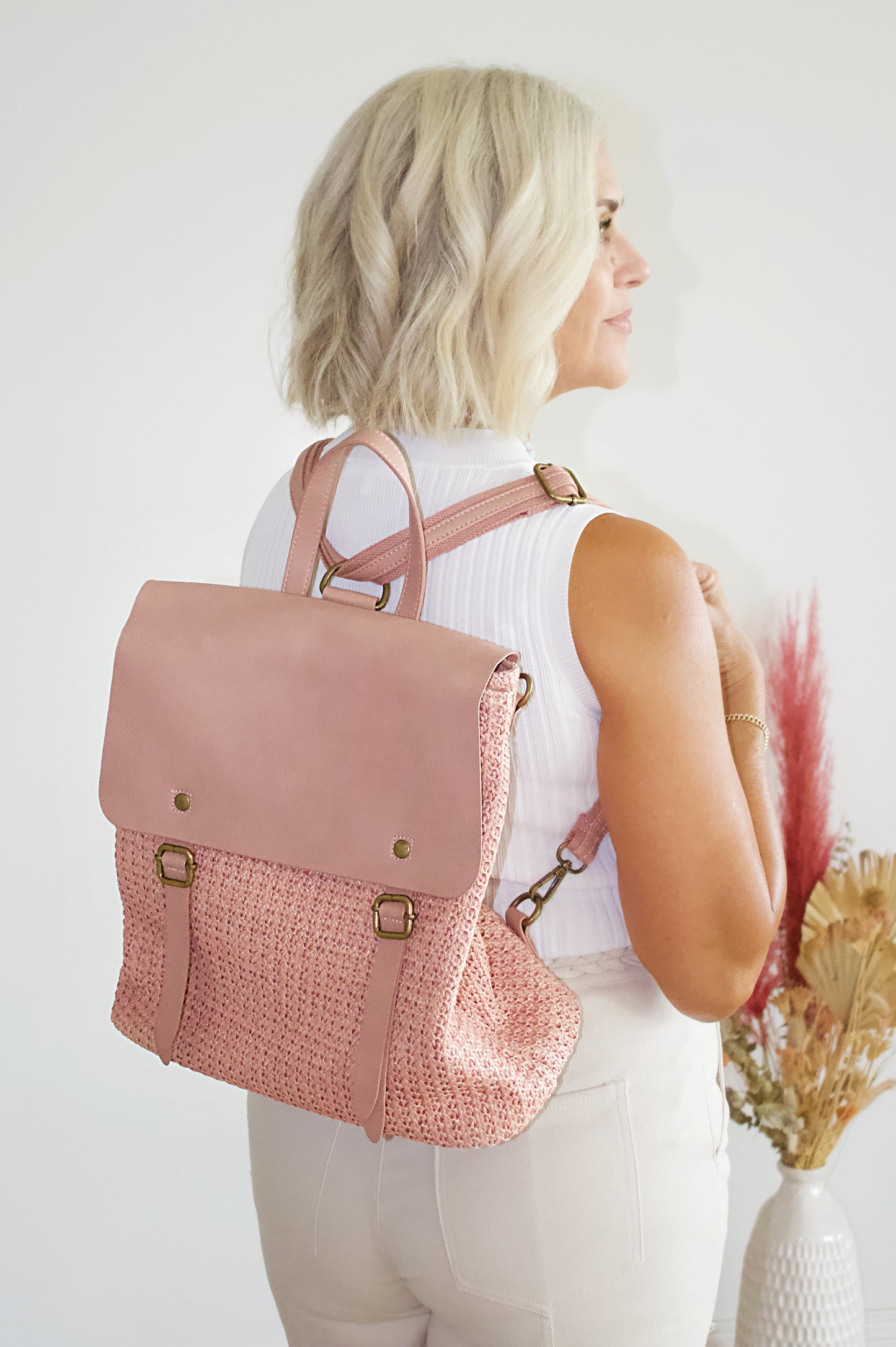 Woven Backpack