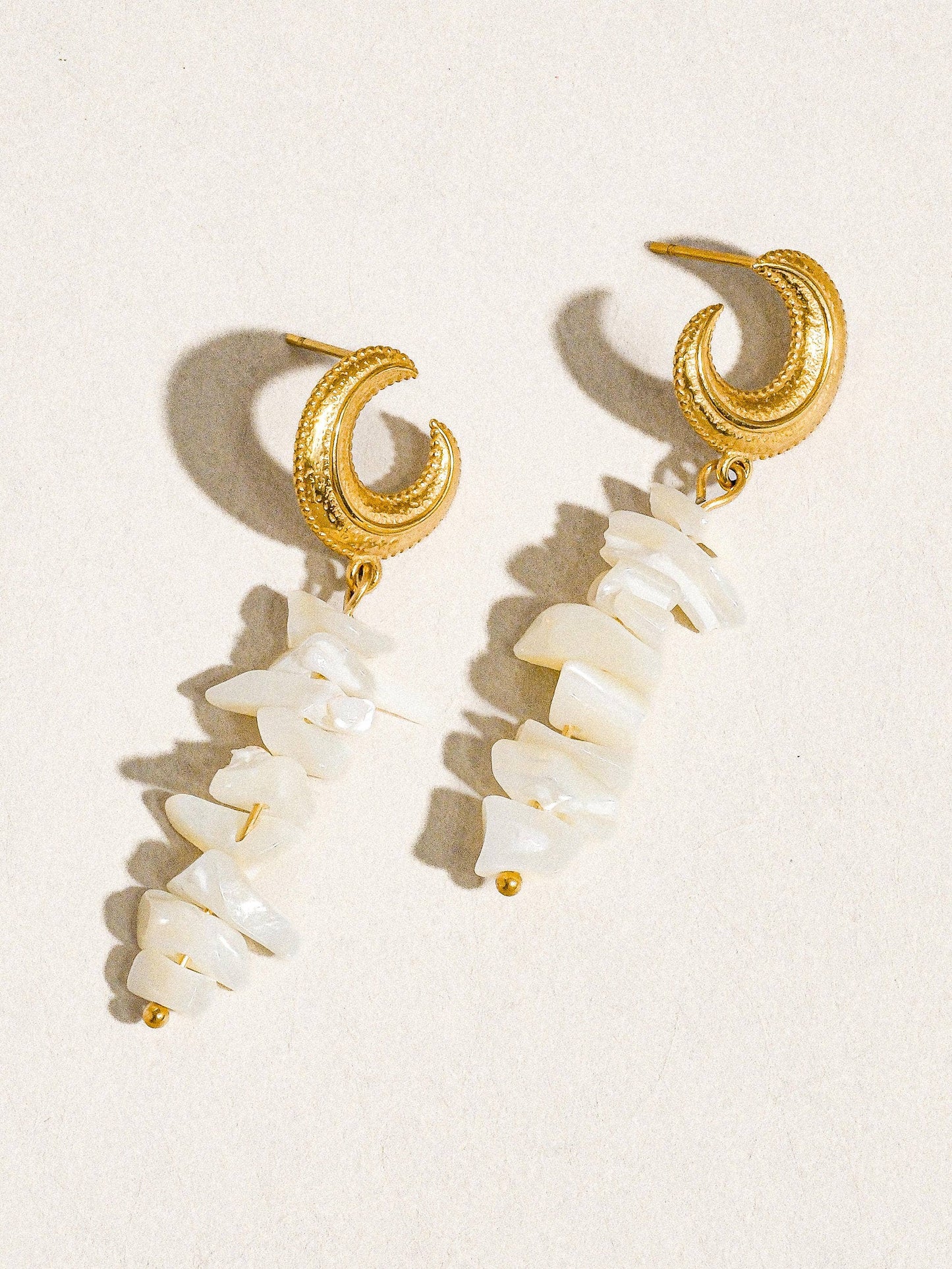 Shell Bead Earring