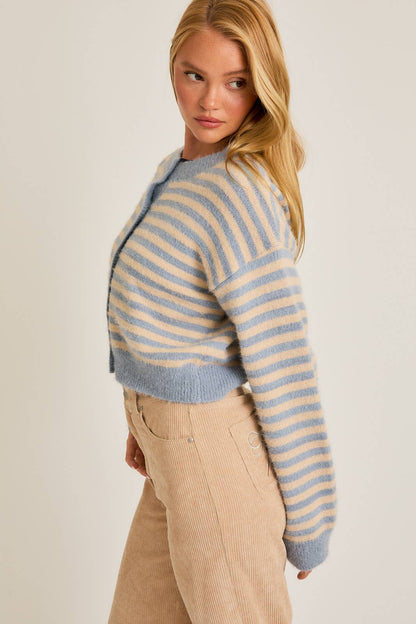 Harlow Stripe Cardigan