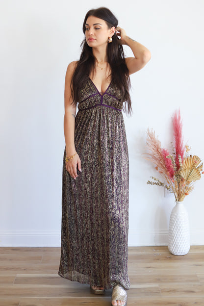 Purple Sangria Shimmer Maxi