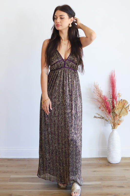 Purple Sangria Shimmer Maxi