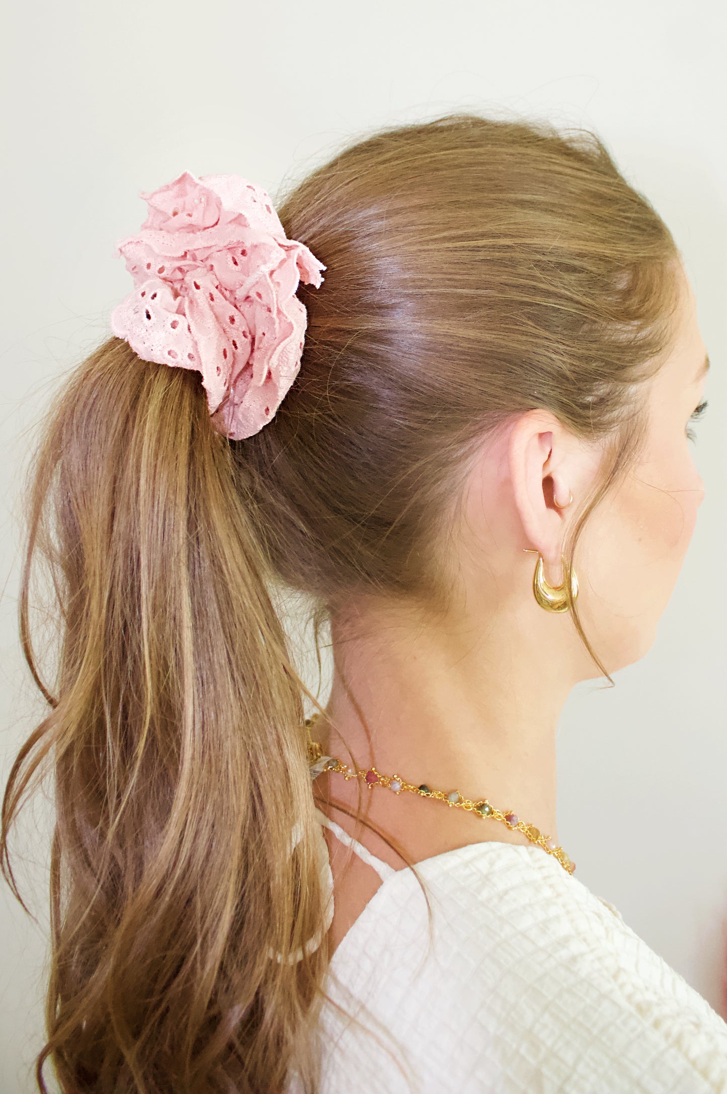 Embro Flower Scrunchie