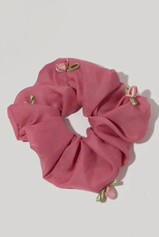 Mini Rose Scrunchie