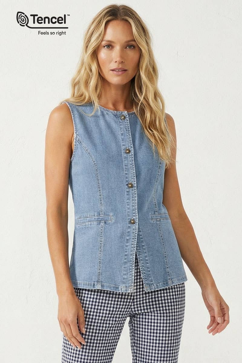 Char Denim Vest