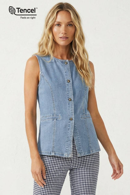 Char Denim Vest
