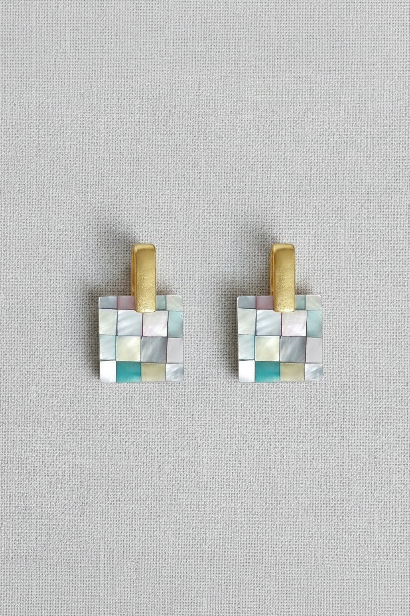 Square Shell Stud