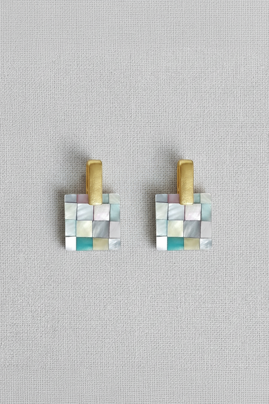Square Shell Stud