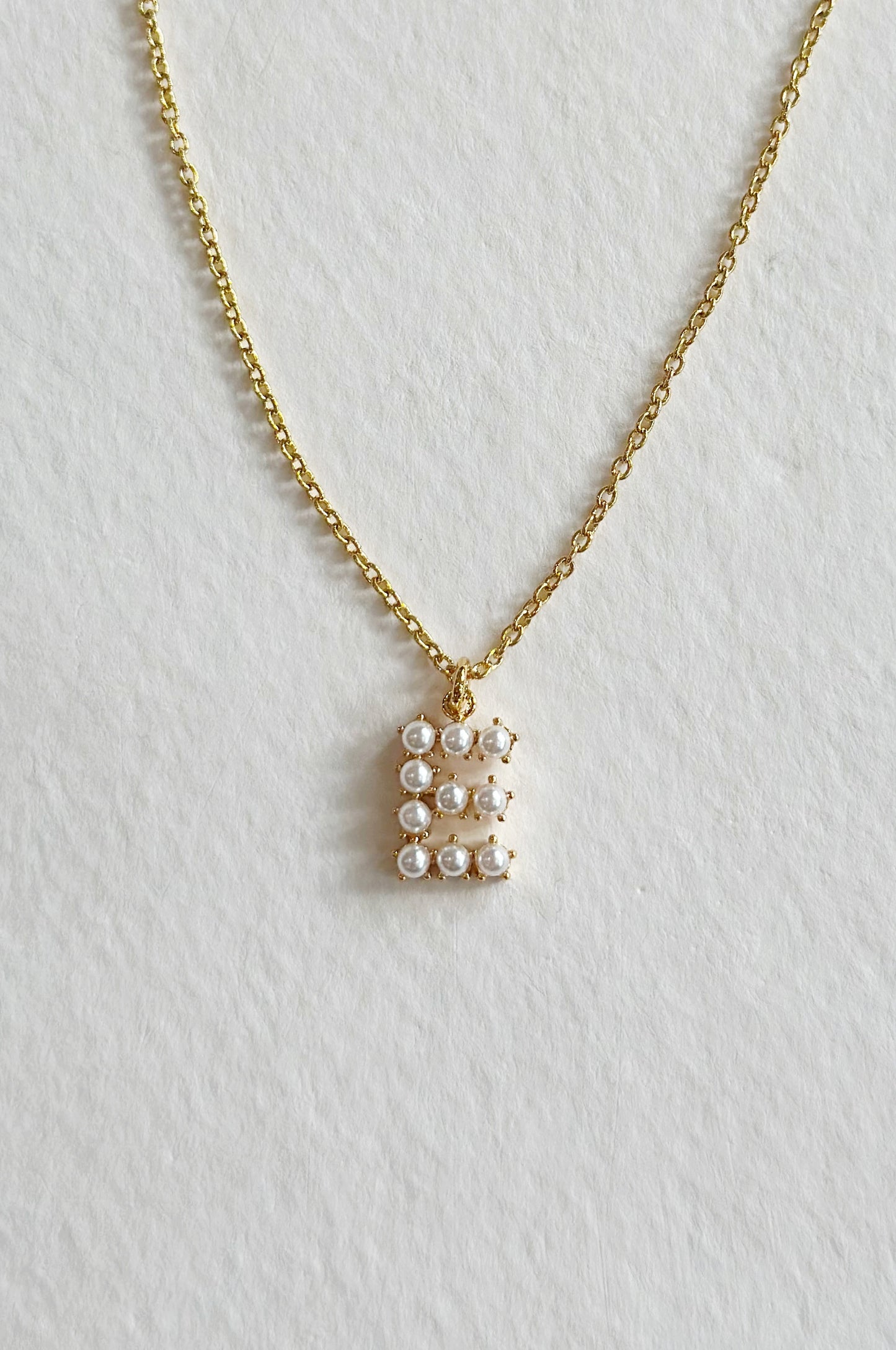 Pearl Letter Necklace