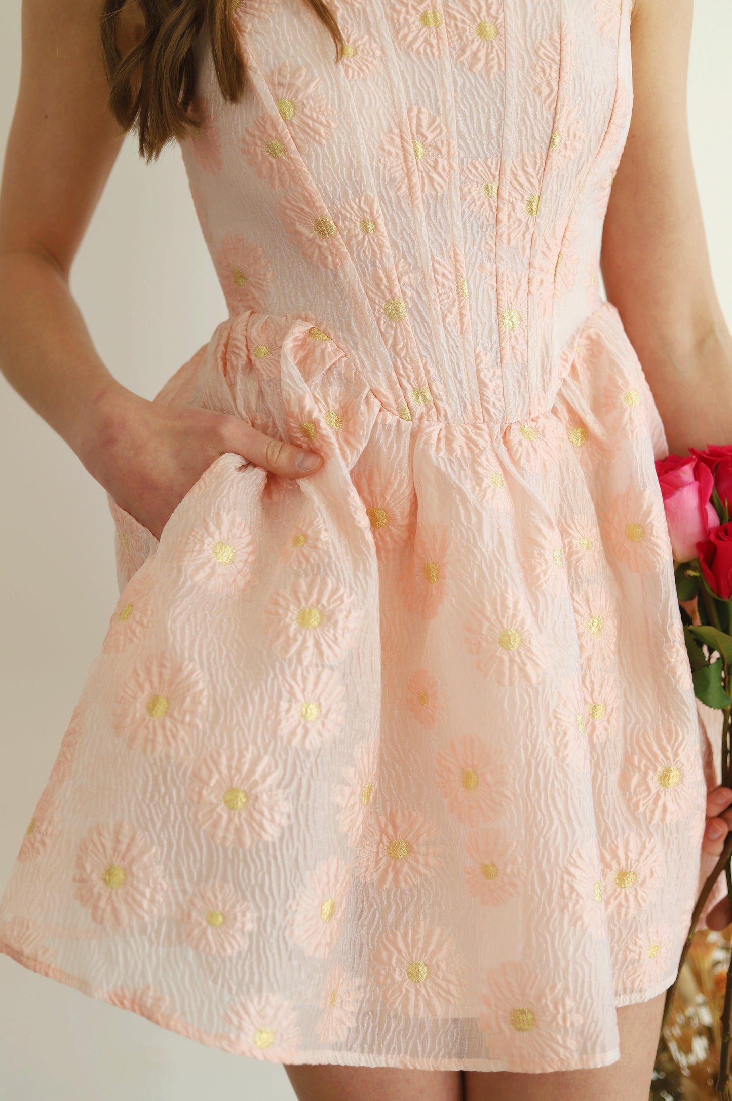 Darcie Corset Pink Dress