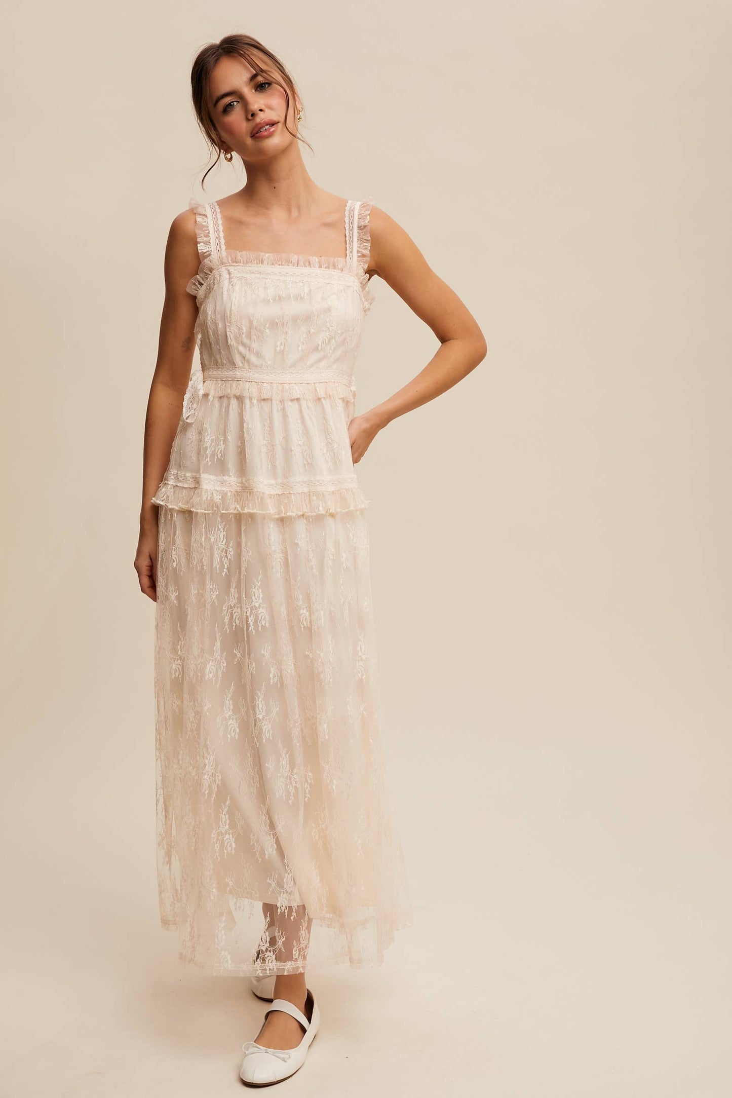 Cleopatra Lace Maxi Dress