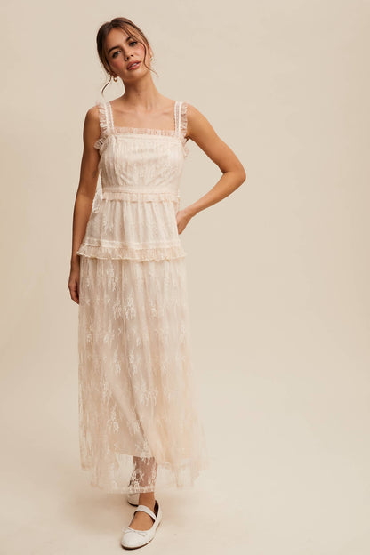 Cleopatra Lace Maxi Dress