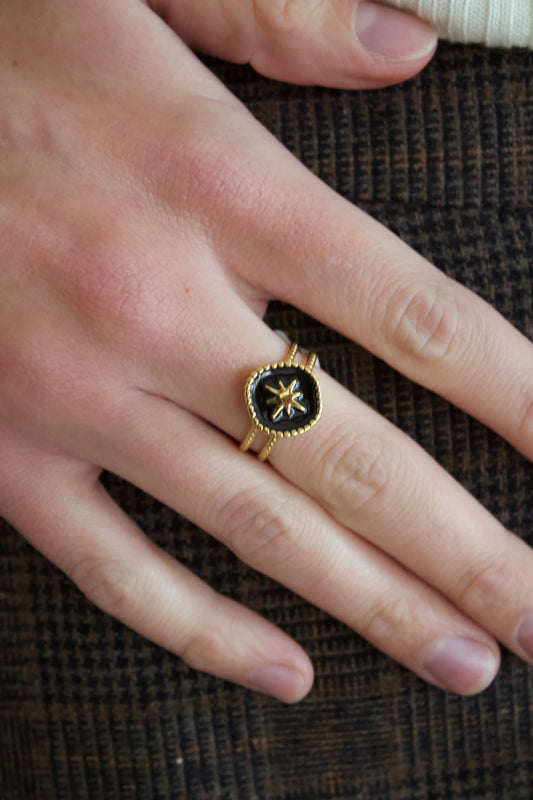 Gemstone Star Ring