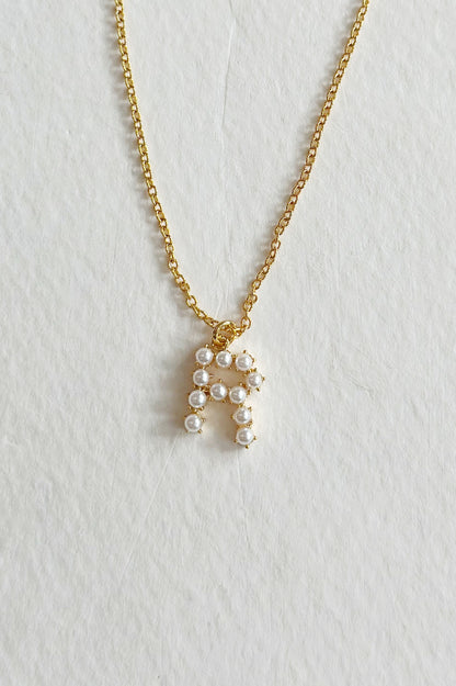 Pearl Letter Necklace