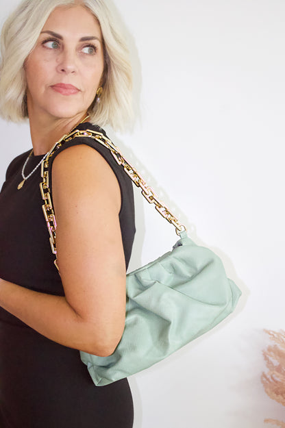 Rectangle Chain Shoulder Bag