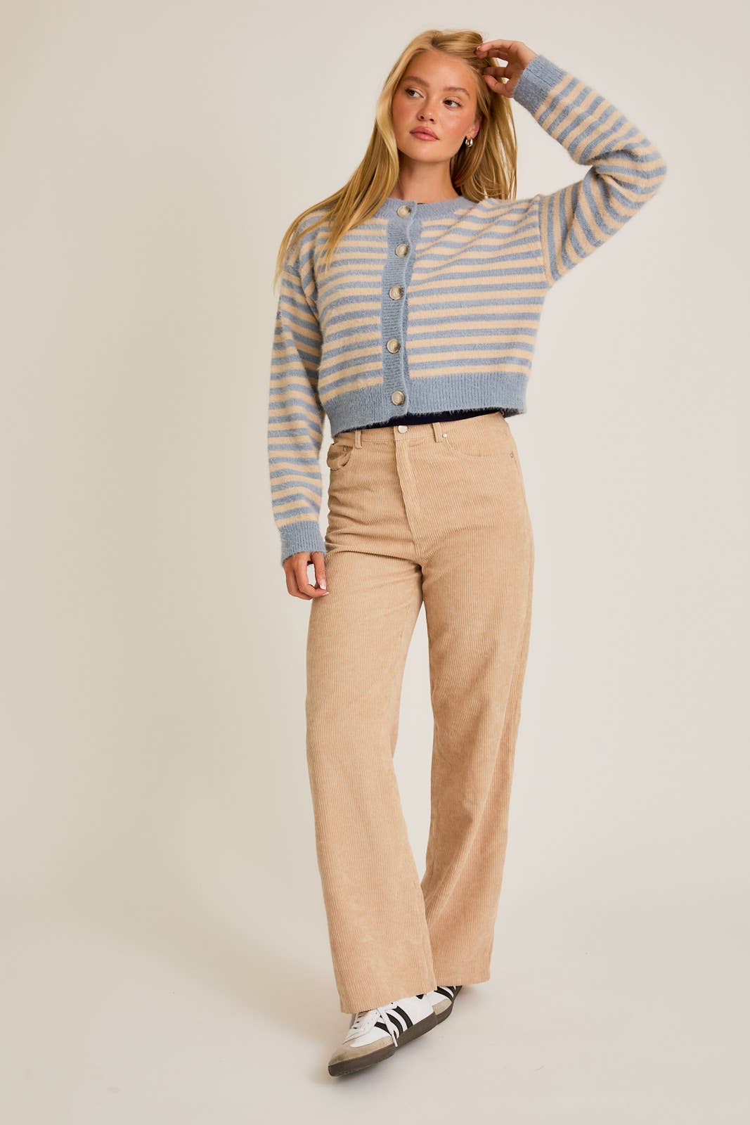 Harlow Stripe Cardigan