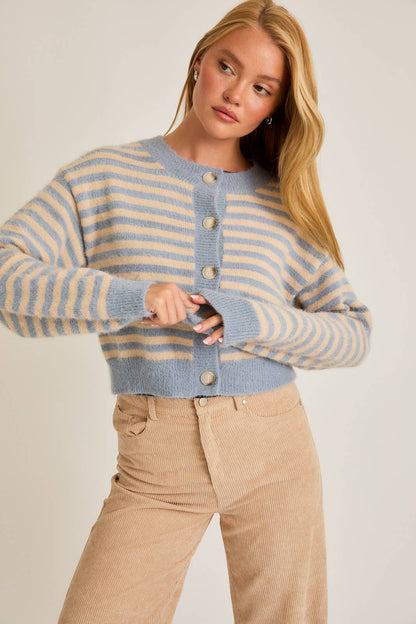 Harlow Stripe Cardigan