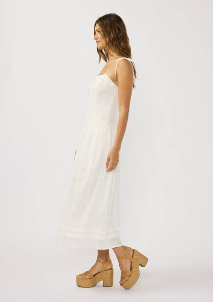 Jelani Drop Waist Midi Dress