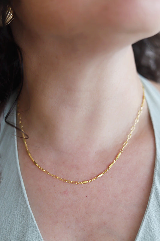 2 Oval Chain Necklace