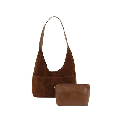 Suede Shoulder Bag