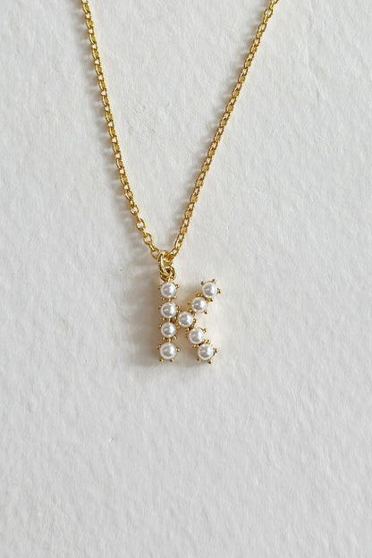 Pearl Letter Necklace