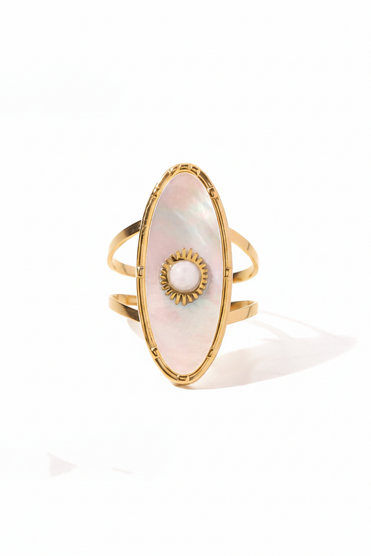 Opal Inlaid Ring