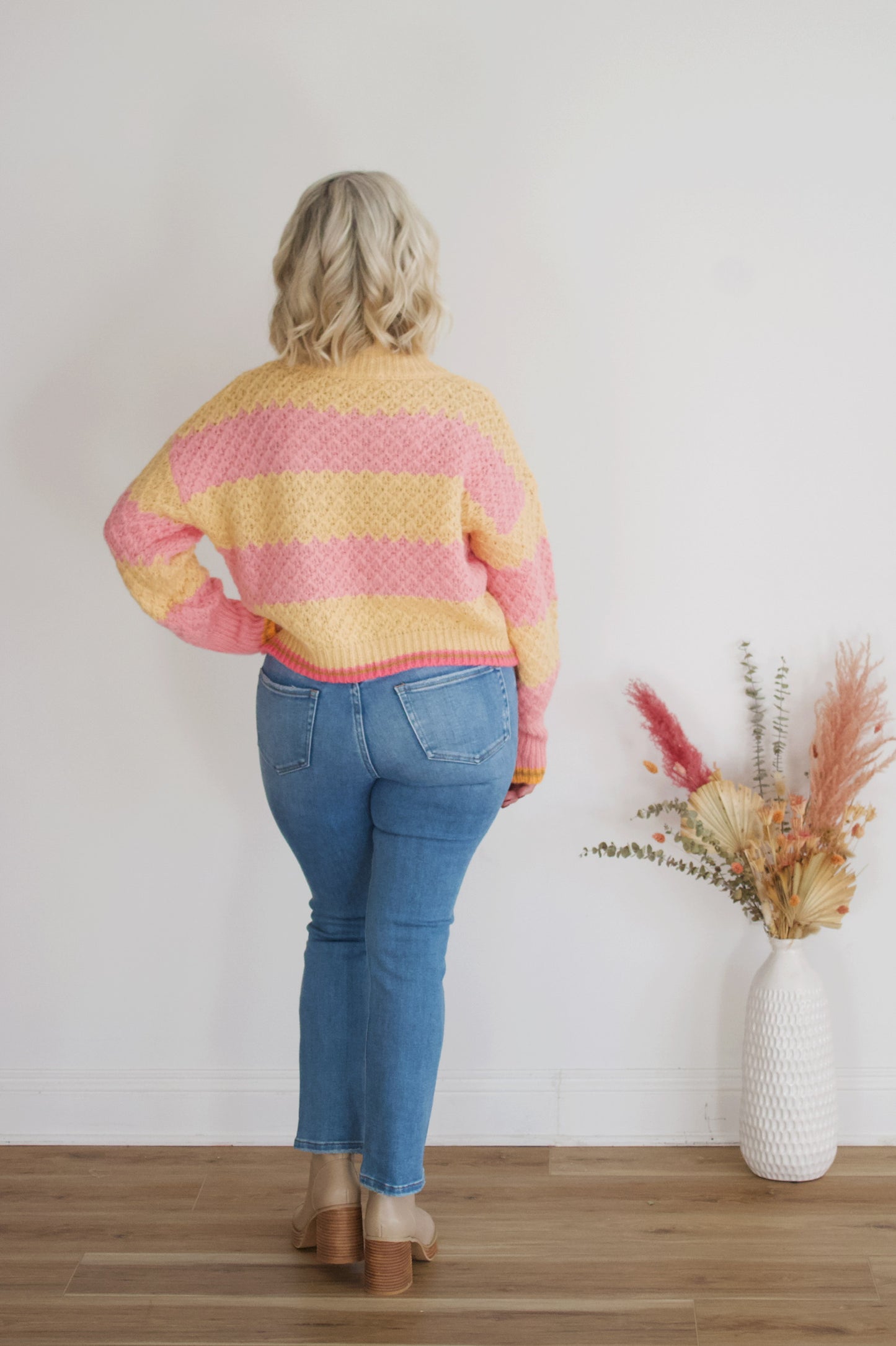 Sia Stripe Knit Sweater
