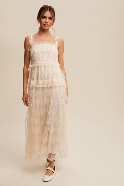 Cleopatra Lace Maxi Dress