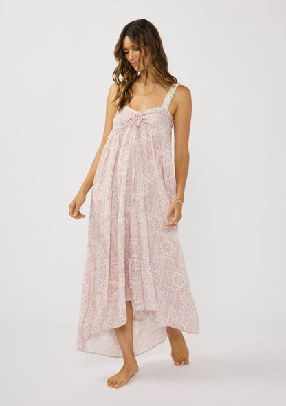 Ashanti Floral Patchwork Maxi Dress