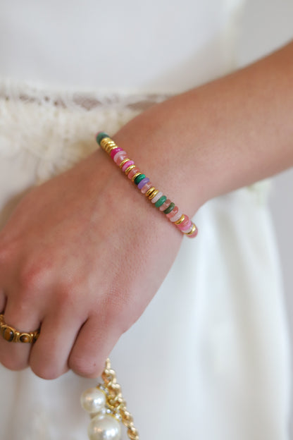 Stone & Beaded Colorful Bracelet