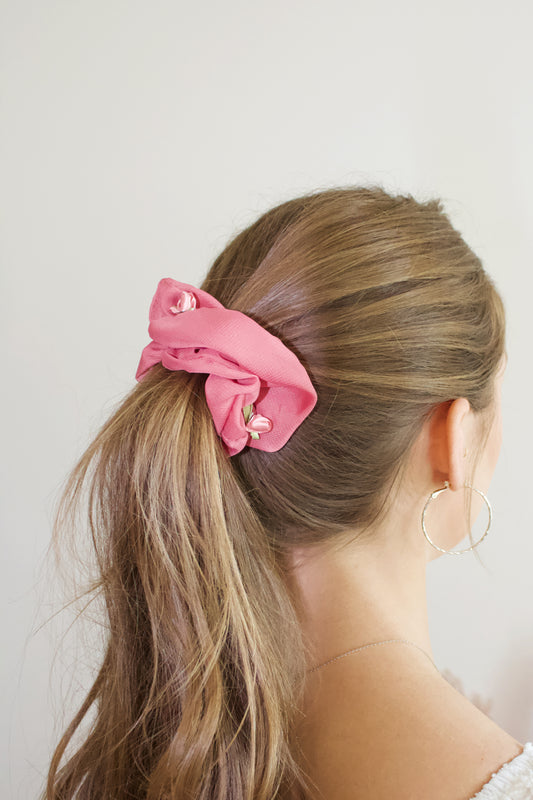 Mini Rose Scrunchie