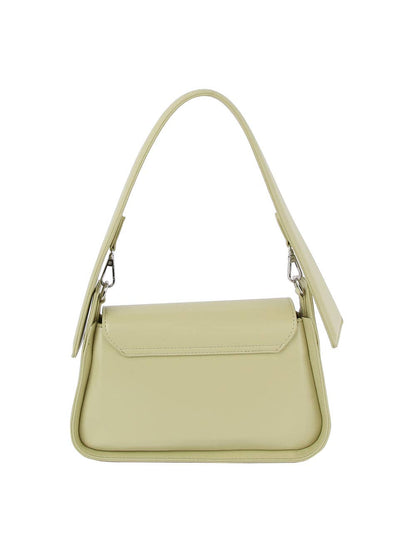 Asymmetrical Hobo Green Bag