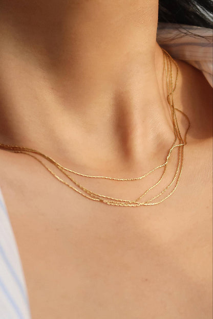Layer Dainty Gold Necklace