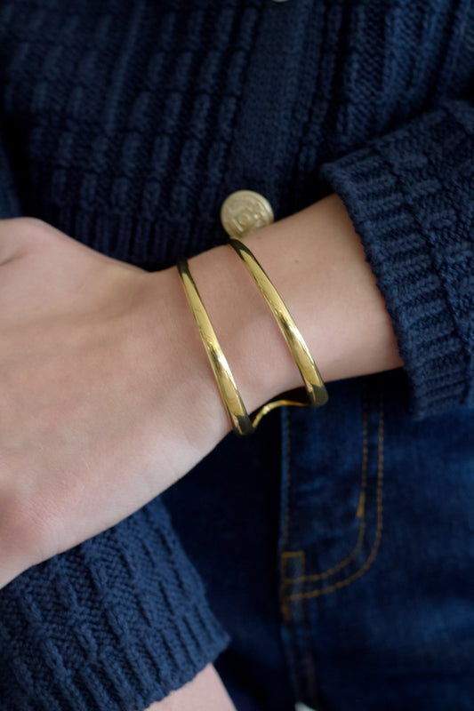 Double Layer Gold Cuff