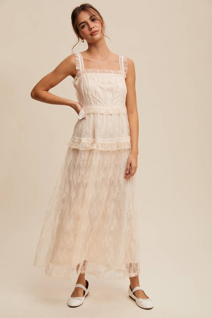 Cleopatra Lace Maxi Dress