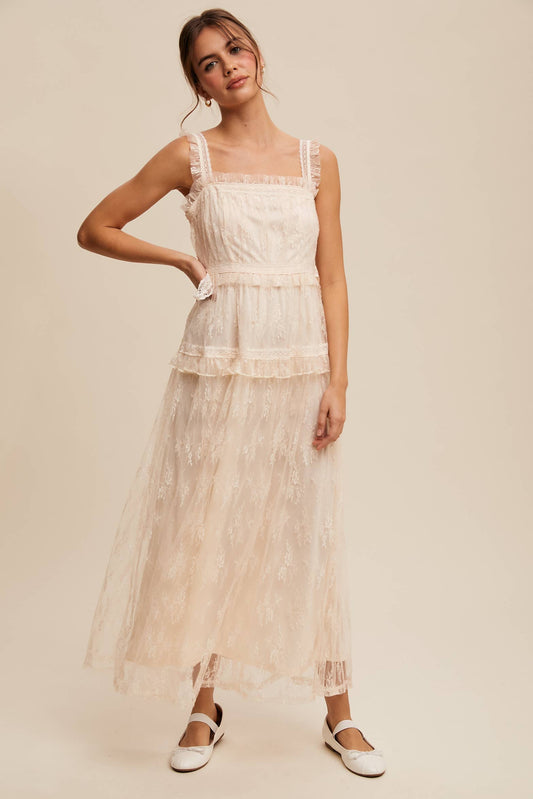 Cleopatra Lace Maxi Dress