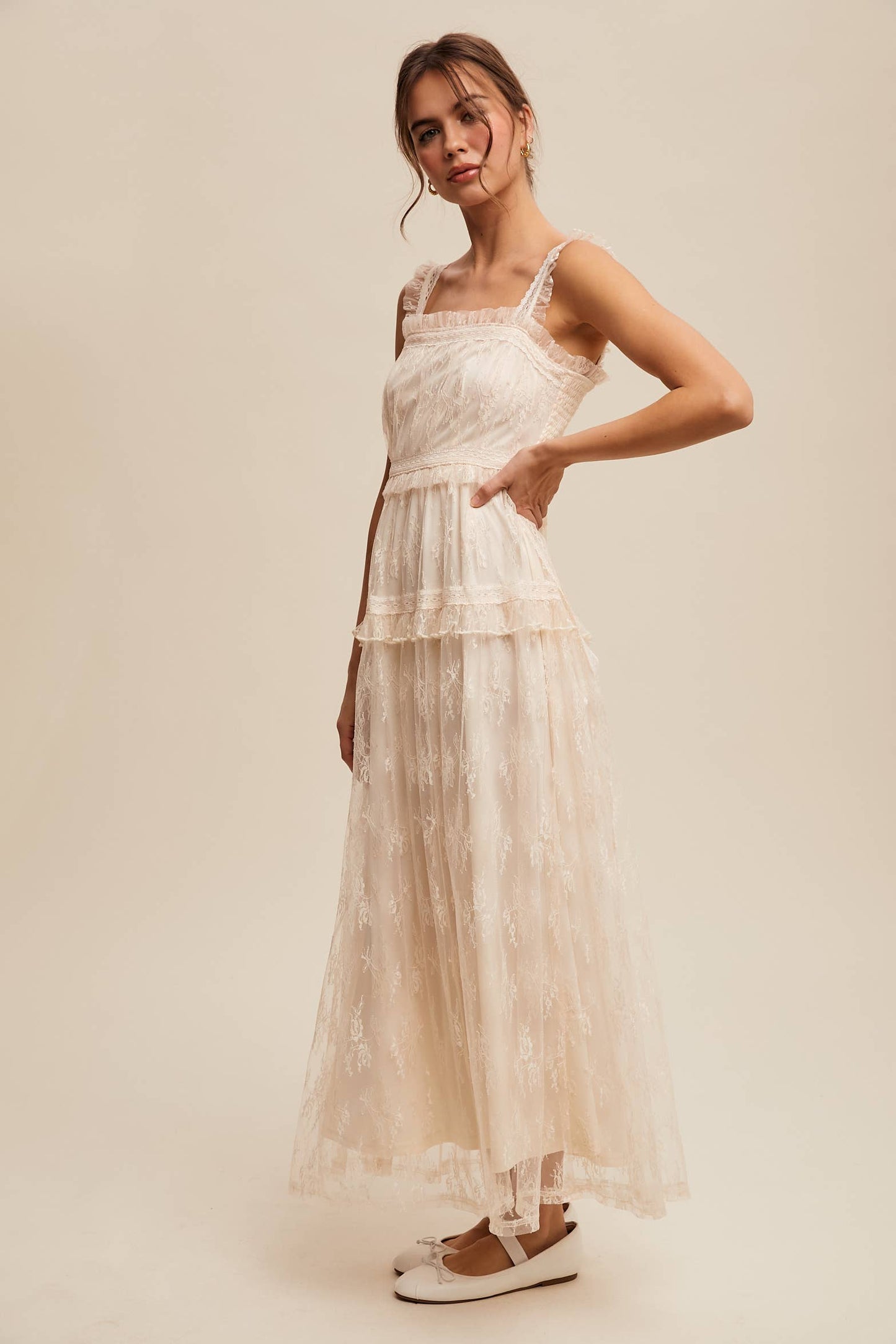 Cleopatra Lace Maxi Dress