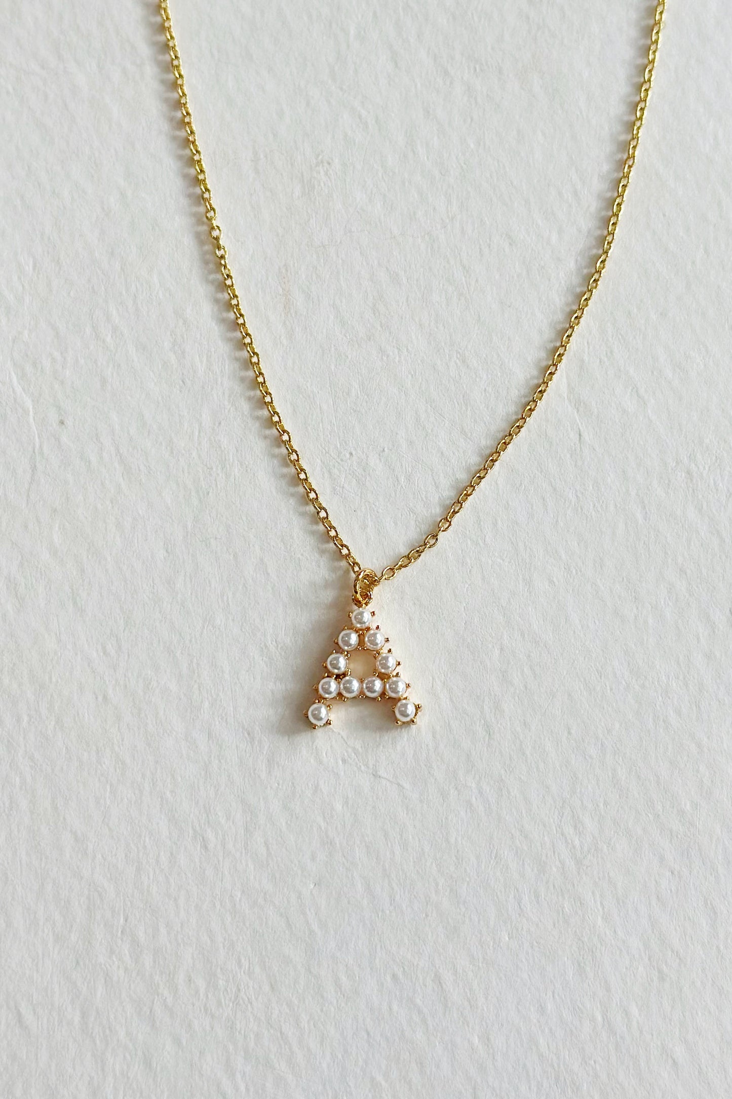 Pearl Letter Necklace