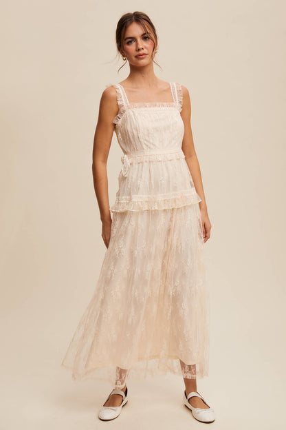 Cleopatra Lace Maxi Dress