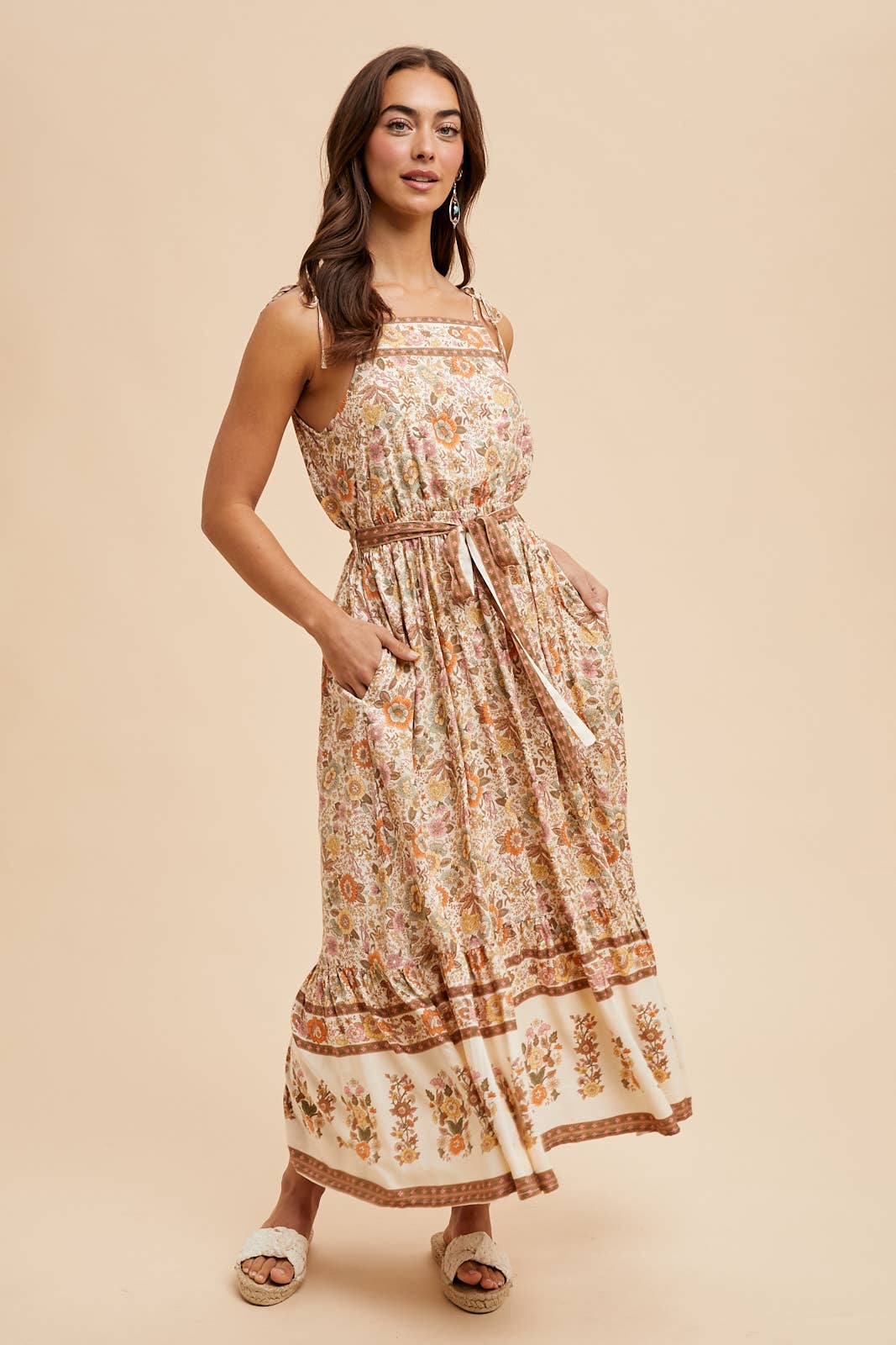 Annet Print Maxi Dress