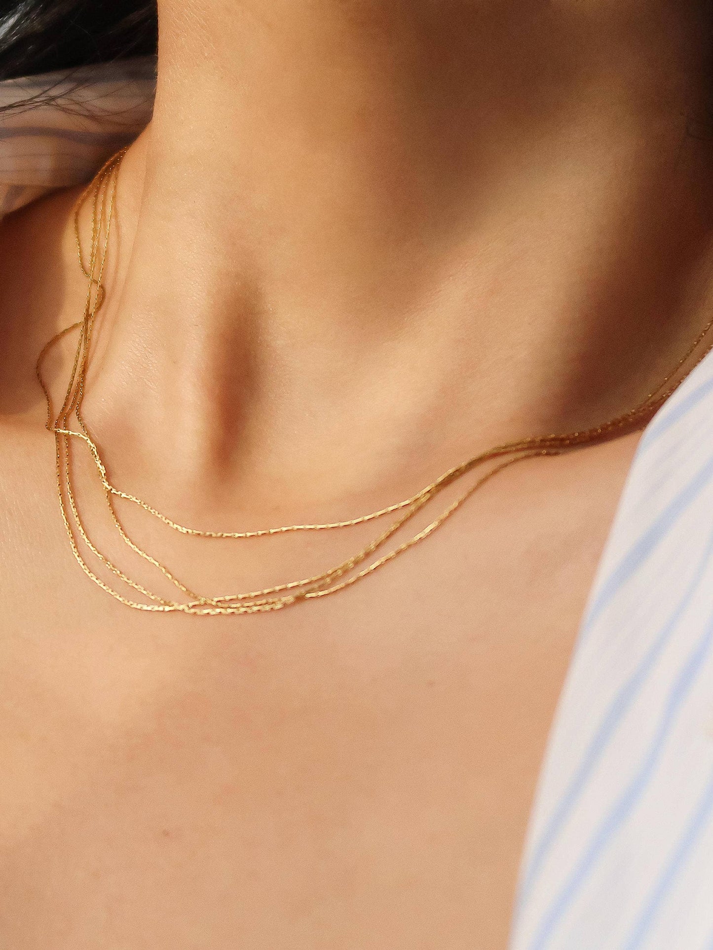 Layer Dainty Gold Necklace