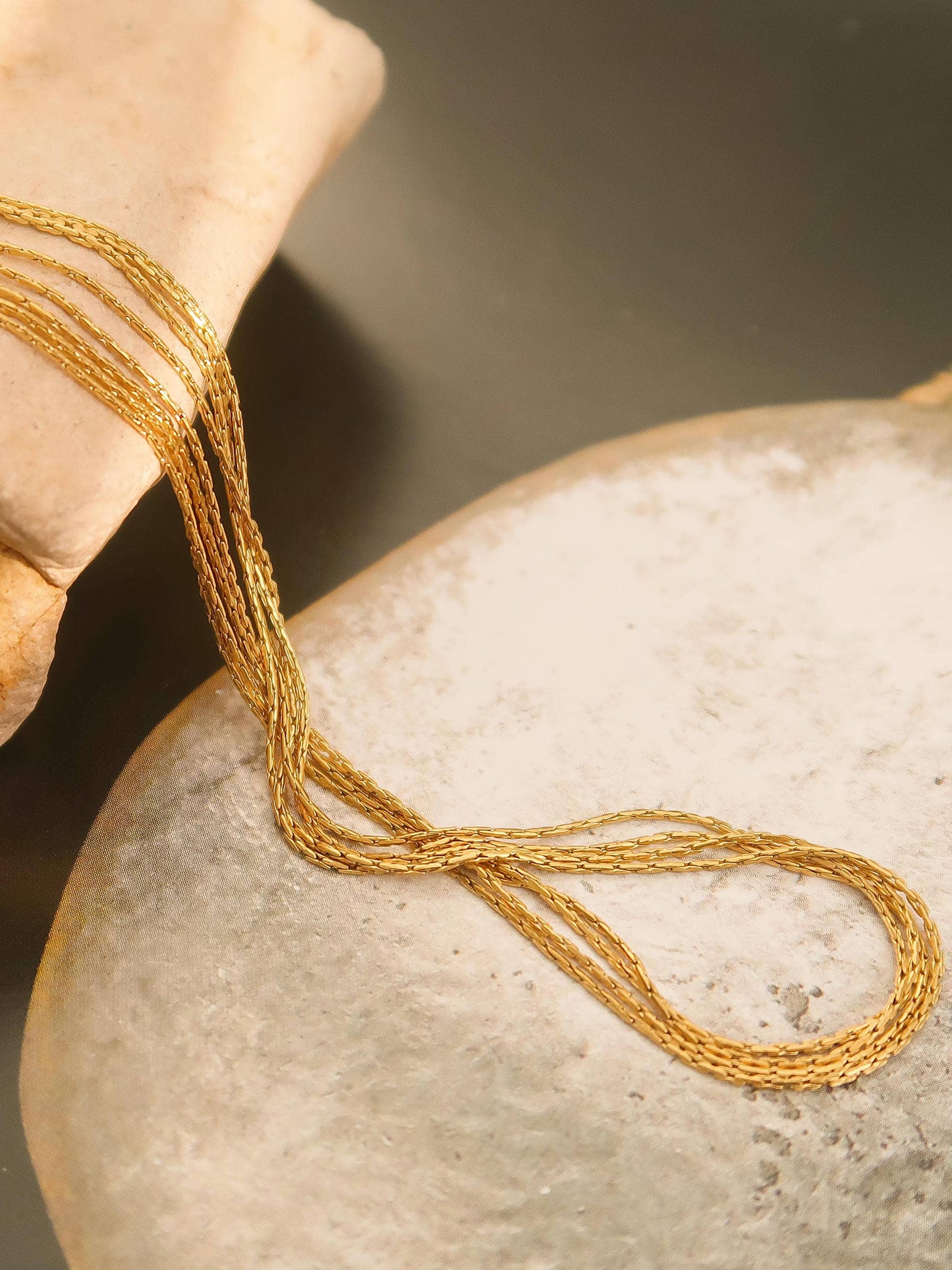 Layer Dainty Gold Necklace