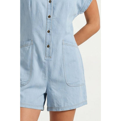 Malina Chambray Romper