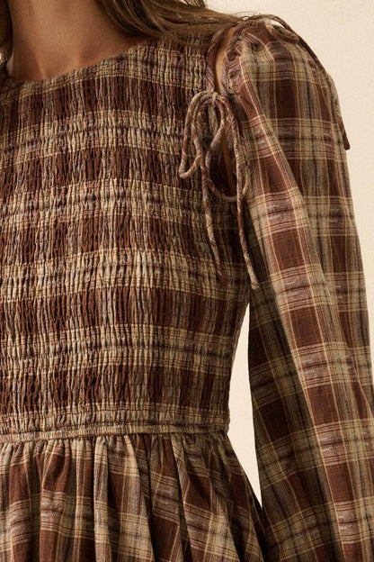 Rayland Gingham Dress