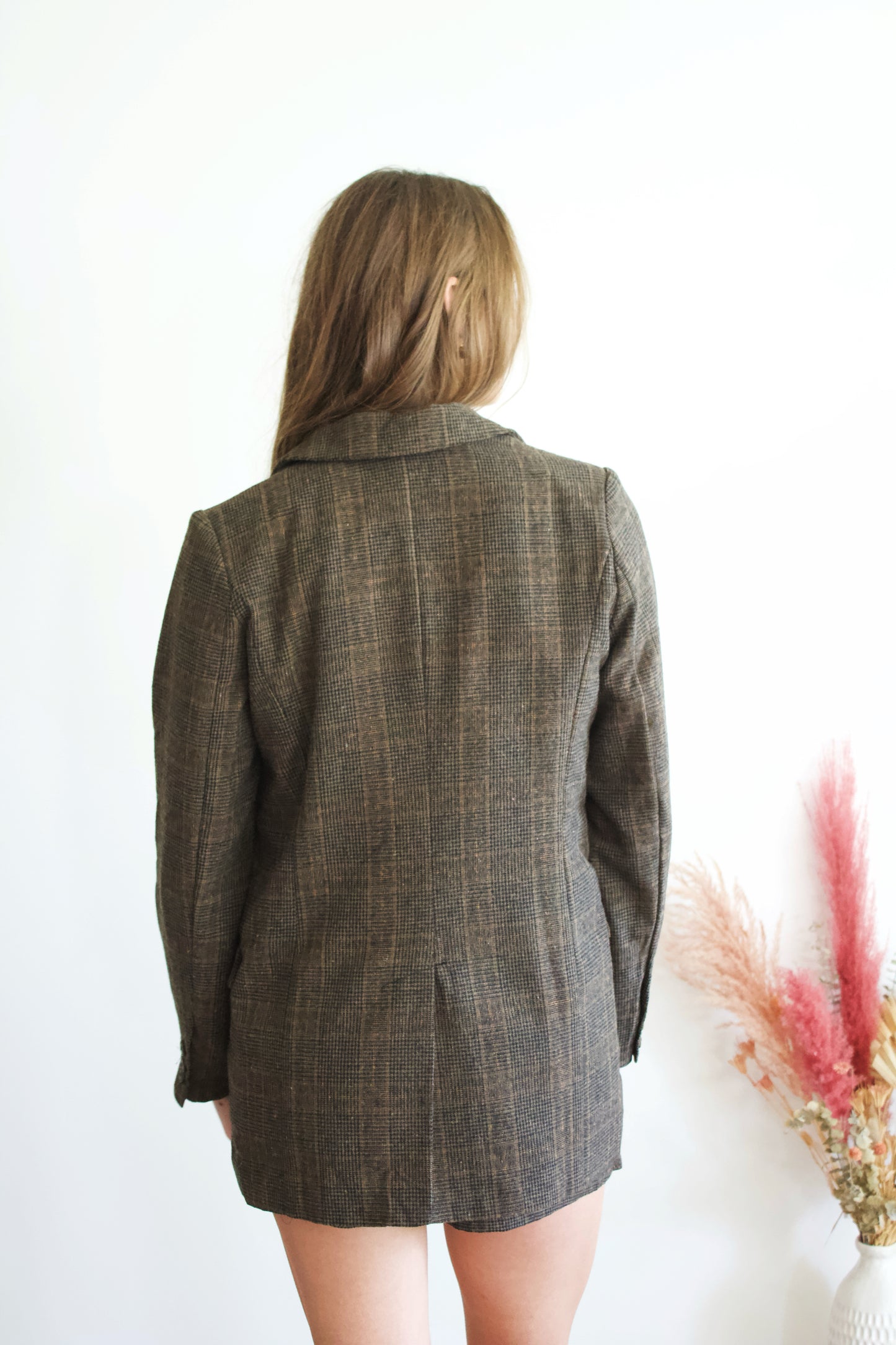 Linda Plaid Blazer