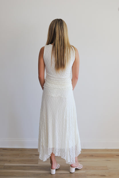 Freyah Cream Lace Skirt
