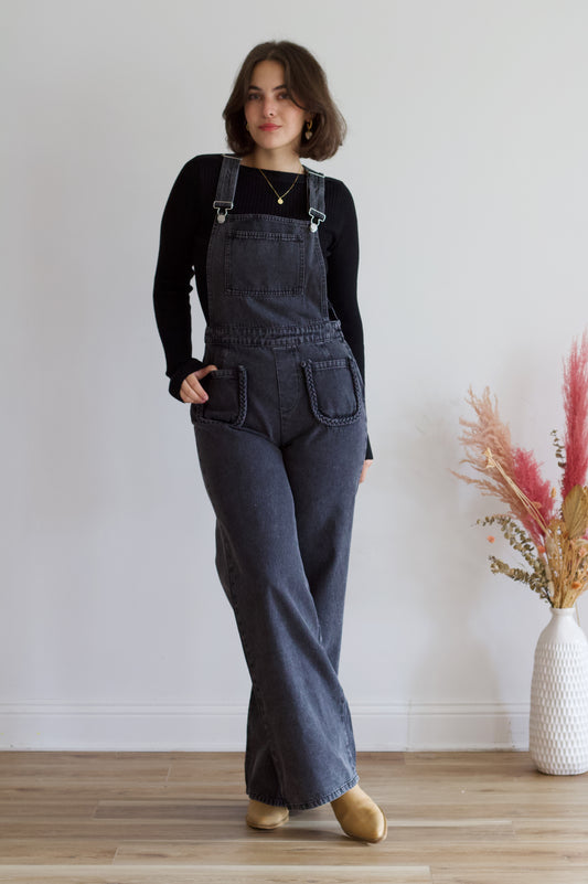 Braid Pocket Overalls