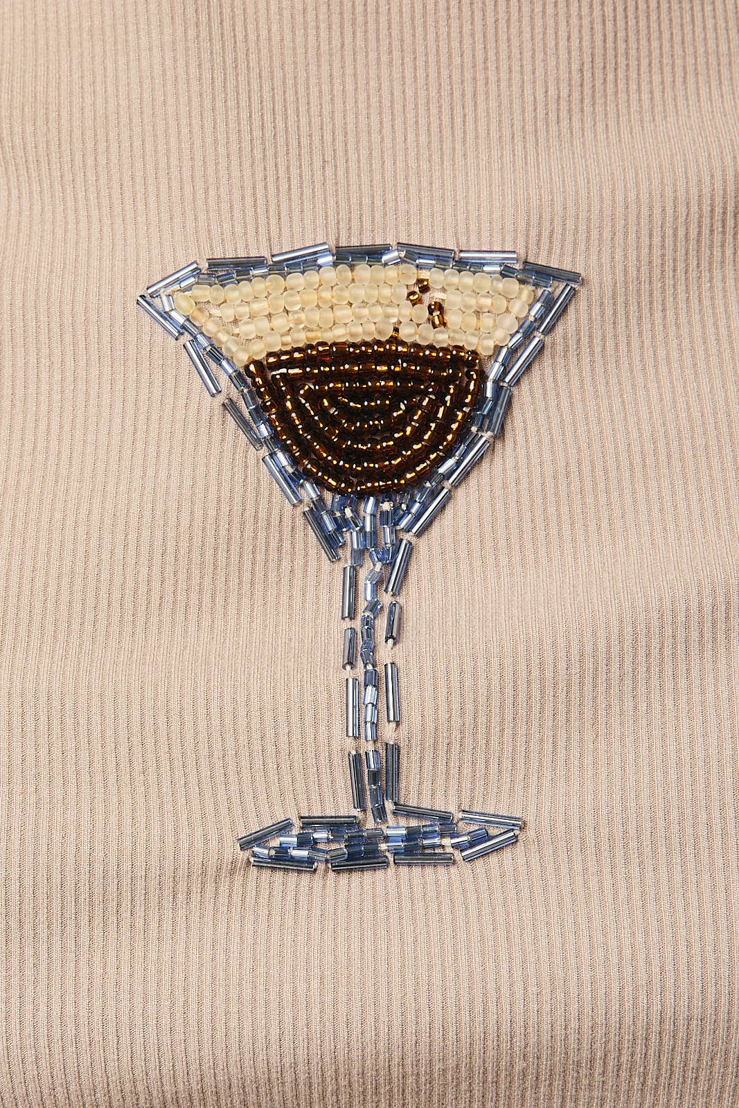 Beaded Espresso Tini Tee
