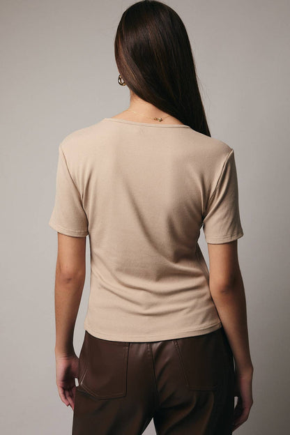 Beaded Espresso Tini Tee