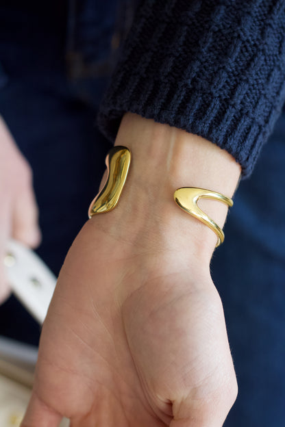 Double Layer Gold Cuff