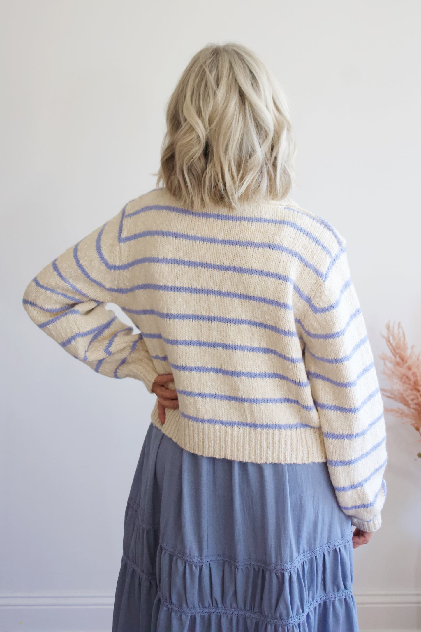 Maya Stripe Knit Cardi